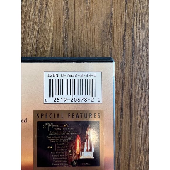 The Mummy DVD 1999 Collectors Edition Action Film Brendan Fraser Pre-Owned - Picture 3 of 4